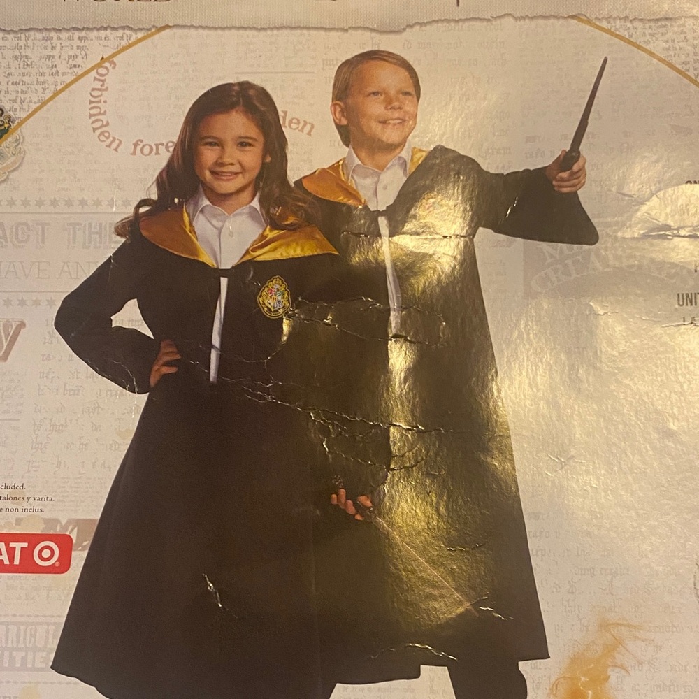 Harry Potter Draco Wizard Cape with Gold Accents